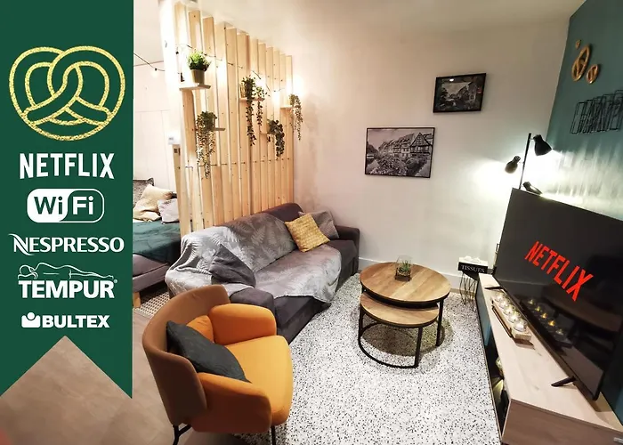 Apartmán Au Bretzel Dore - Centre Historique Colmar